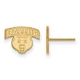 thumbnail image 1 of 14k Gold LogoArt Baylor University Extra Small Post Earrings Q4Y028BU, 1 of 4
