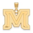 thumbnail image 1 of 14k Gold LogoArt Montana State University Letter M Large Pendant Q4Y018MTU, 1 of 3