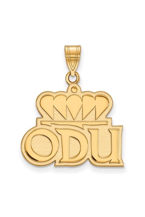 14k Gold LogoArt Old Dominion University O-D-U Large Pendant Q4Y020ODU