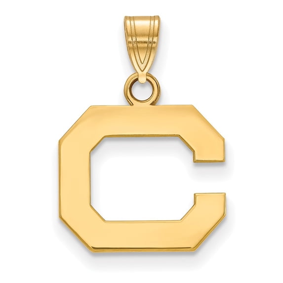 14k Gold LogoArt University of California Berkeley Letter C Small Pendant Q4Y036UCB
