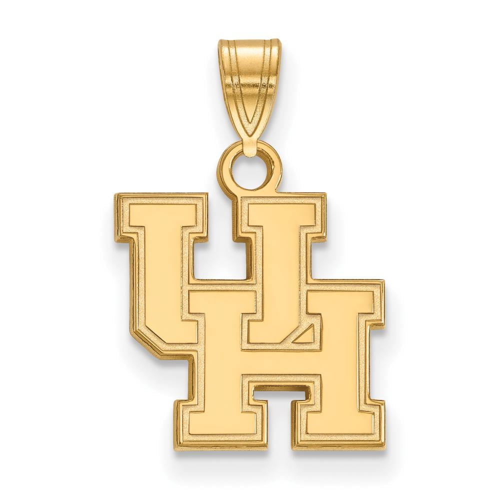 14k Gold LogoArt University of Houston U-H Small Pendant Q4Y002UHO