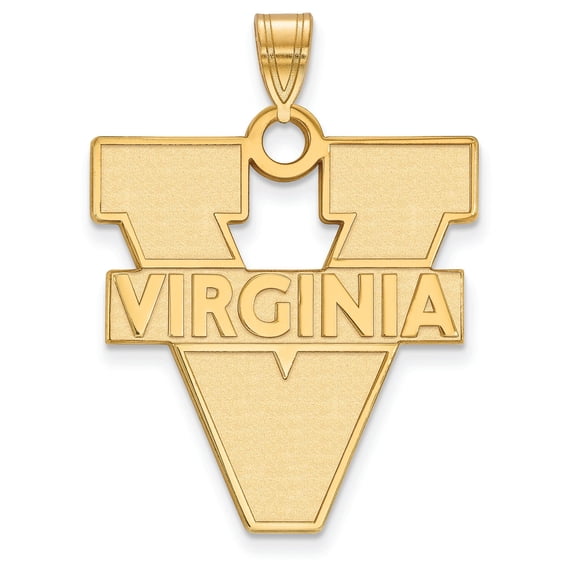 14k Gold LogoArt University of Virginia Extra Large Pendant Q4Y005UVA