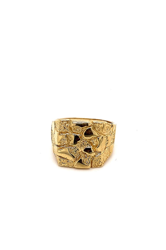 14k Gold Nugget Ring