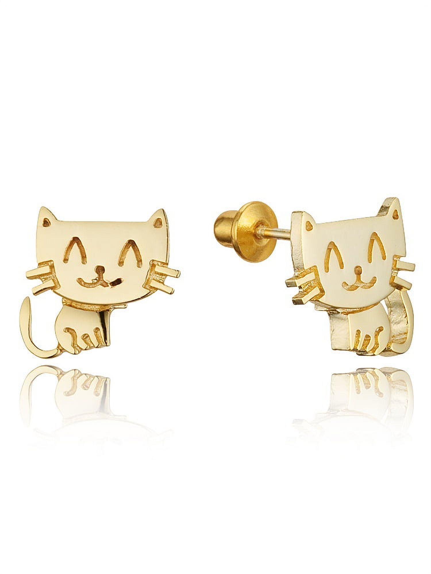 2 14K Gold Friction Baby Earring Backs