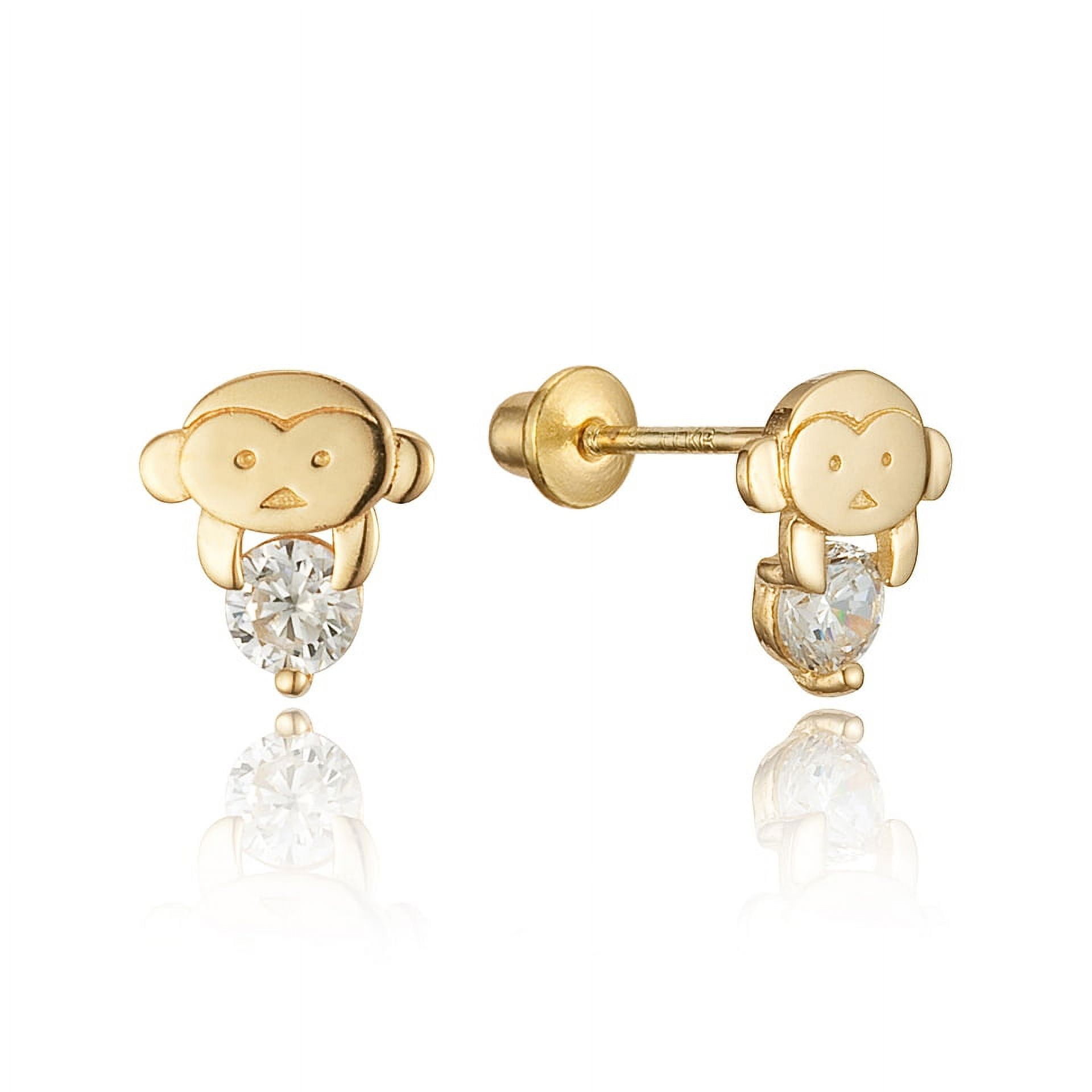 AFJ GOLD One Gram Gold Plated Stone Earring for Women And Girls :  Amazon.in: Fashion