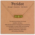 thumbnail image 1 of 14k Gold Plated Handmade Natural Crystal Healing Necklace Positive Energy Motivation Gifts for Women, 1 of 7