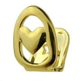 thumbnail image 1 of 14k Gold Plated Open Face Heart Teeth Grillz Cap One Single Tooth, 1 of 2