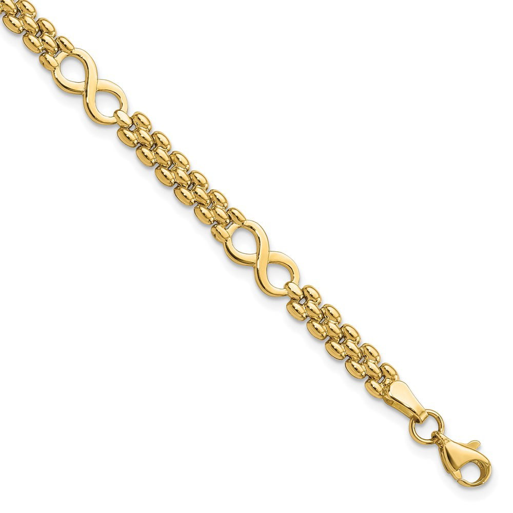 LAUREN - 14K Yellow Gold Extra Small Links Bracelet - Vincents Fine Jewelry