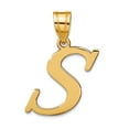 thumbnail image 1 of 14k Gold Polished Letter S Initial Pendant Necklace Pendant for Women - .6 Grams, 1 of 2