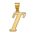 thumbnail image 1 of 14k Gold Polished Letter T Initial Pendant Necklace Pendant for Women - .6 Grams, 1 of 2