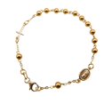 thumbnail image 1 of 14k Gold Rosary Bracelet 7-inch, 1 of 6