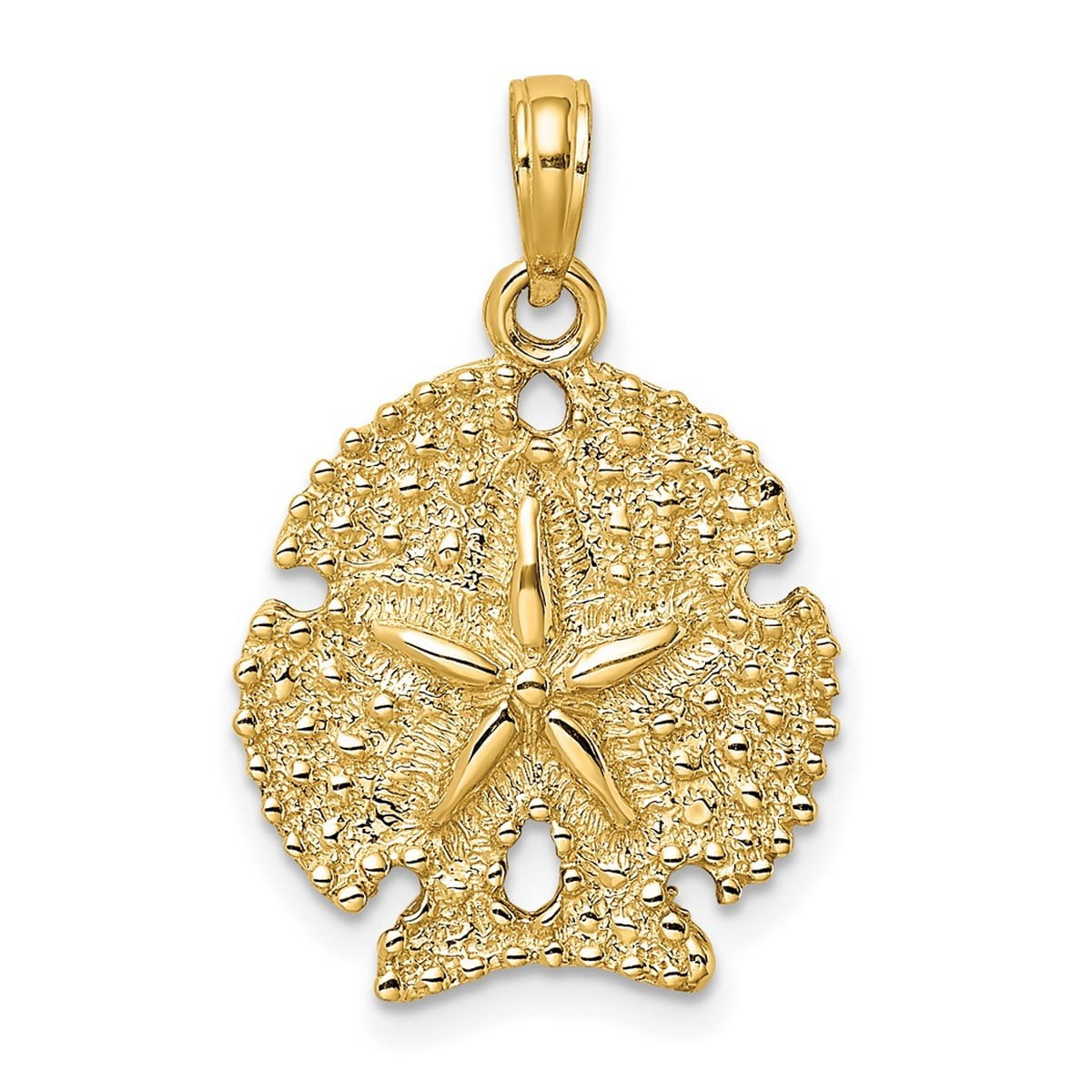 Golden Shadow Crystal Sand Dollar Lotus Pendant Necklace Gold Plated Golden Shadow Crystal Sand Dollar Lotus Pendant Necklace Gold Plated