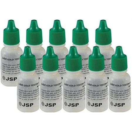14k Gold Testing Acid 10 Bottles