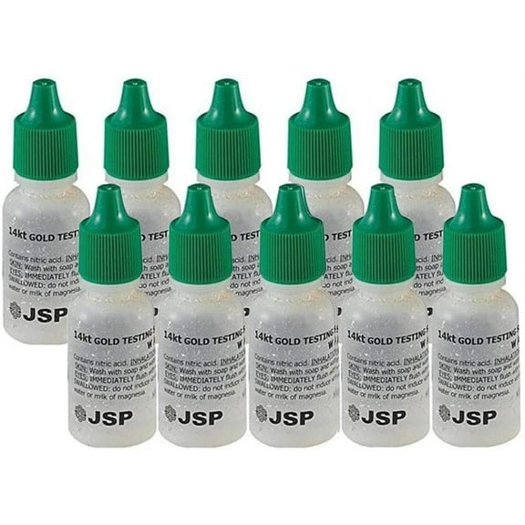 14k Gold Testing Acid 10 Bottles