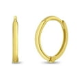 thumbnail image 1 of 14k Gold Timeless 9mm Kids / Children's / Girls Earrings Hoop, 1 of 4