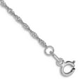 thumbnail image 1 of 14k Gold Wg 1.1mm Singapore Chain Anklet 10 Inch Anklet for Women and Men - .7 Grams, 1 of 2