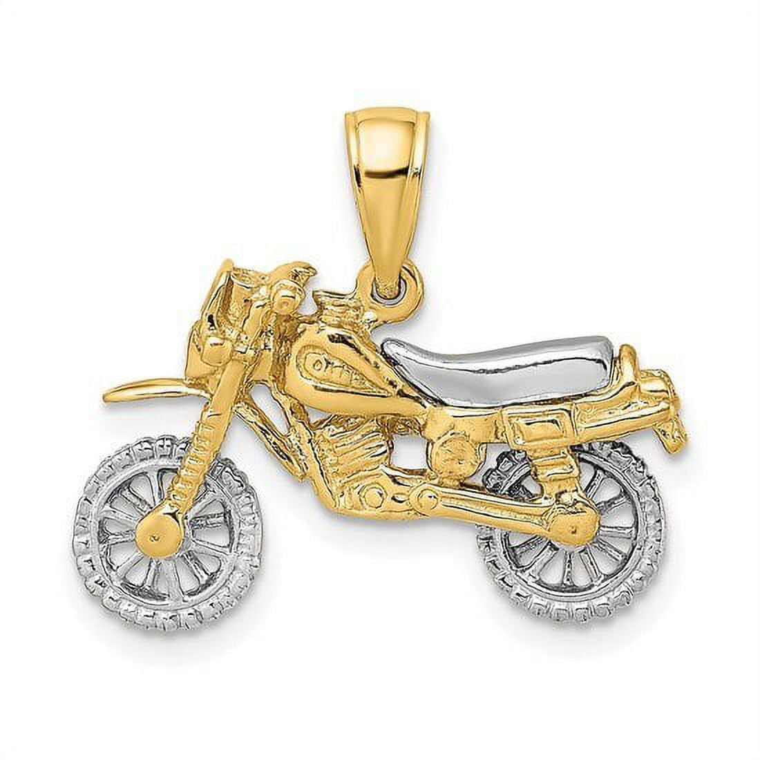 14k Gold With Rhodium Plating 3 D Dirt Bike Motorcycle Pendant ff8d39de 194e 4afe a9d4 728074df43d4.7c02540e10abafb6cb8235d2396c9e2e