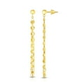 thumbnail image 1 of 14k Gold Yellow Finish Earrings With Push Back Clasp - 2.4 Grams, 1 of 2