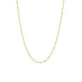 thumbnail image 1 of 14k Gold Yellow Singapore Chain Necklace 1.5 mm 24 inches, 1 of 4