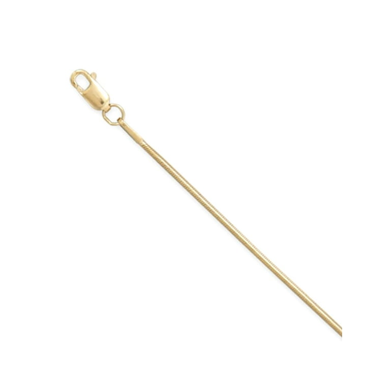 14k Gold-filled Snake Chain 18-inch Length with Lobster Clasp, 18