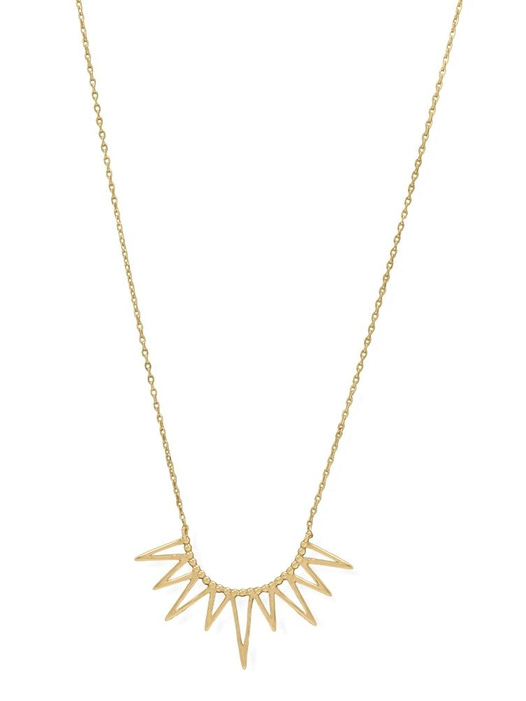 14k Gold-plated Sterling Silver Sun Ray Necklace 14k Gold-plated Sterling Silver Sun Ray Necklace