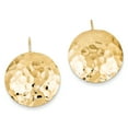thumbnail image 1 of 14k Hammered Circle Earrings, 1 of 3