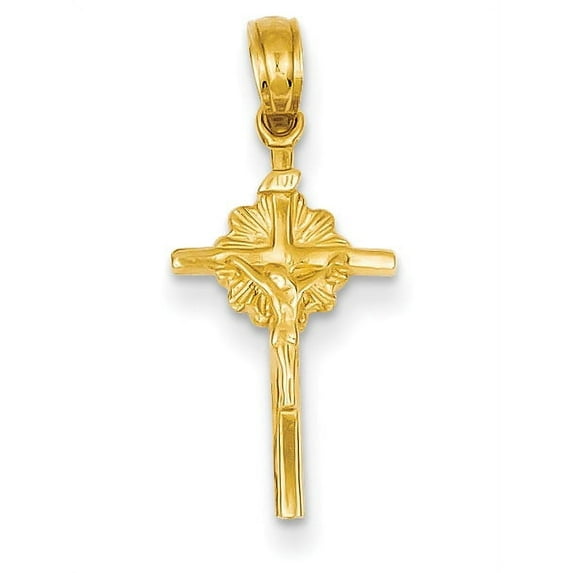 14k INRI Crucifix Pendant