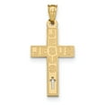 thumbnail image 1 of 14k Laser Cut Jesus Cross Charm YC1196 (1.67 grams | 0MM x 0MM), 1 of 1