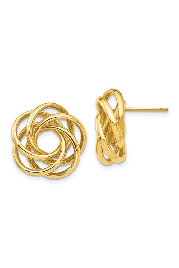 14k Love Knot Earrings