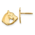 thumbnail image 1 of 14k Madi K Horse Head Earrings, 1 of 3