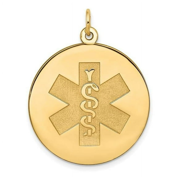 14k Medical Jewelry Unenameled Pendant XM410N