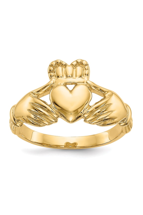 14k Men's Claddaugh Ring
