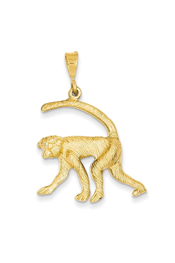 14k Monkey Charm