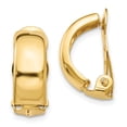 thumbnail image 1 of 14k Non-Pierced Polished Earrings 14k Yellow Gold Earrings, 1 of 1
