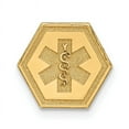 thumbnail image 1 of 14k Non-enameled Attachable Medical Emblem Charm, 1 of 1