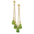 thumbnail image 1 of 14k Peridot Dangle Earrings, 1 of 1