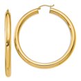 thumbnail image 1 of 14k Polished 5mm Lightweight Hoop Earrings, 1 of 1