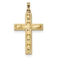 thumbnail image 1 of 14k Polished Cross Pendant XR1564, 1 of 1