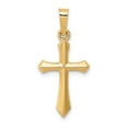 thumbnail image 1 of 14K Yellow Gold Elegant Polished Passion Cross Pendant, 1 of 4
