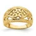 thumbnail image 1 of 14k Polished Cut-Out Heart Design Ring R696, 1 of 6