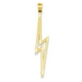 thumbnail image 1 of 14k Yellow Gold D.C Polished Finish Lightning Bolt Pendant, 1 of 4