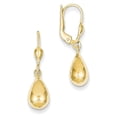 thumbnail image 1 of 14k Polished Fancy Dangle Leverback Earrings, 1 of 1