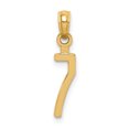 thumbnail image 1 of 14k Polished Number 7 Pendant NU07, 1 of 4