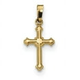 thumbnail image 1 of 14k Polished Small Fleur de Lis Cross Pendant XR1605, 1 of 3