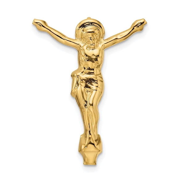14K Yellow Gold Timeless Risen Christ Chain Slide