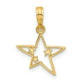 thumbnail image 1 of 14k Yellow Gold Polished Star in Stars Design Pendant, 1 of 4