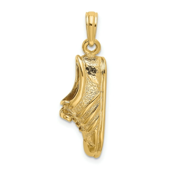 14k Polished Track Shoe Charm C2659