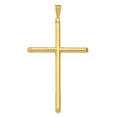 thumbnail image 1 of 14k Polished Tube Cross Pendant, 1 of 1