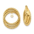 thumbnail image 1 of 14k Polished & Twisted Fancy Earring Jackets, 1 of 2