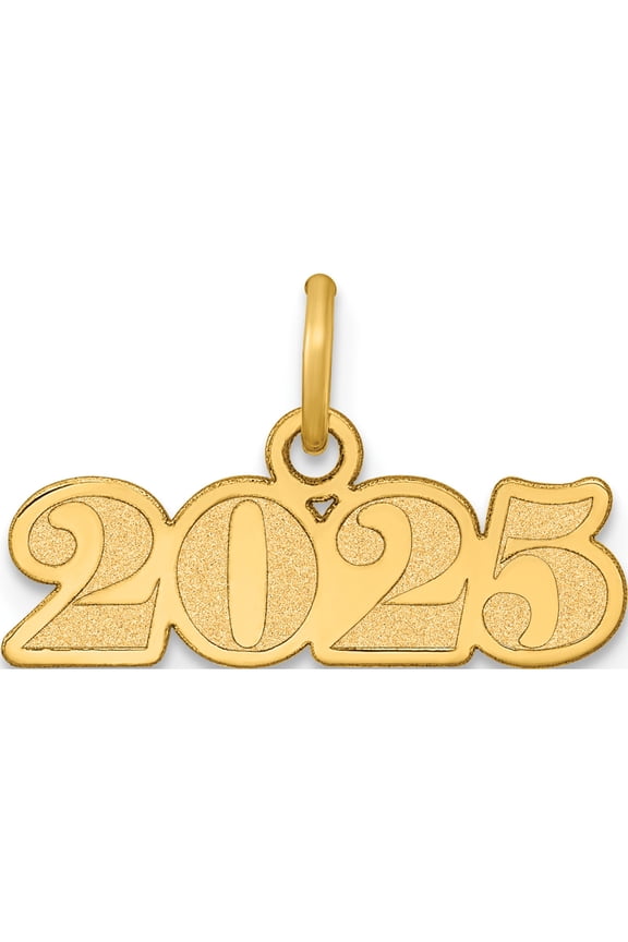 14k Polished and Satin Horizontal 2025 Charm Yellow Gold Material Timeless Artisan Elegant Inspired by artistry and crafted with passion